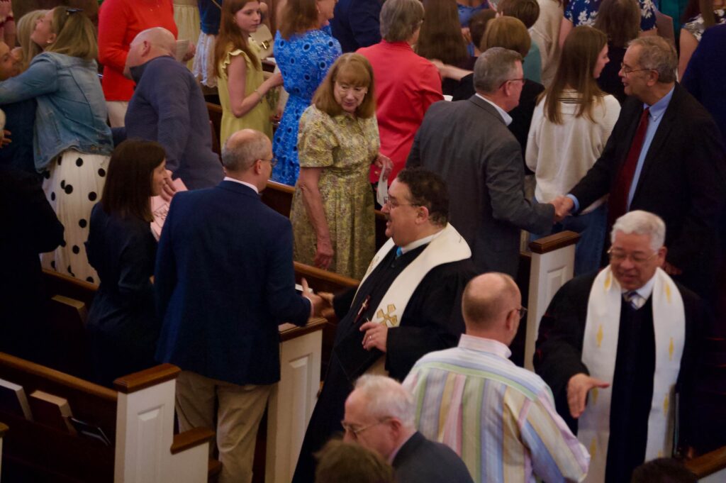 Passing the Peace Easter Sunday