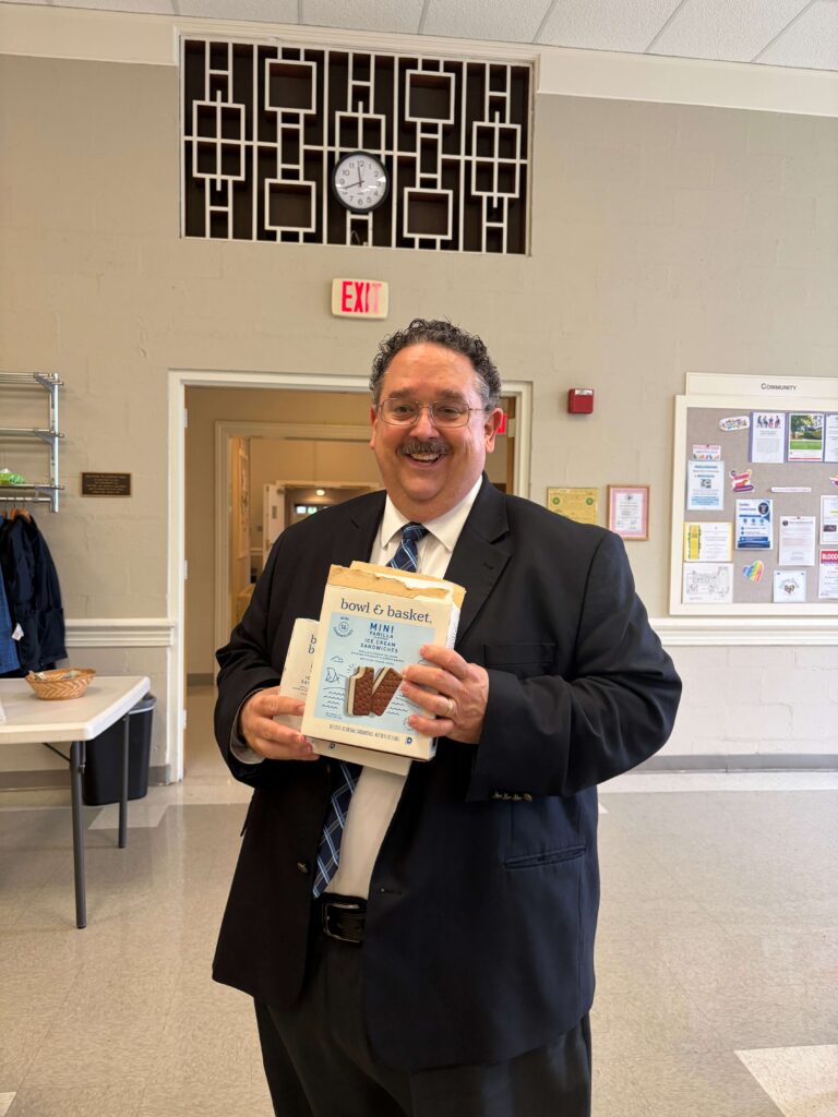 Pastor Tom enjoying Welcome Back Sunday