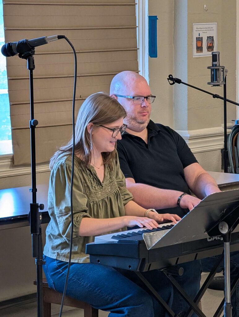 Director of Music and Church Organist Perform at the COffeehouse Fundraiser