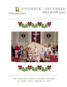 November December Programs 2026 Cover